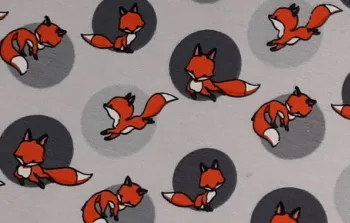lustige witzige Boxershorts UnterwäscheLittle fox gray