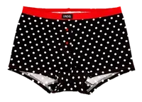 Punkte weiß auf Schwarz women